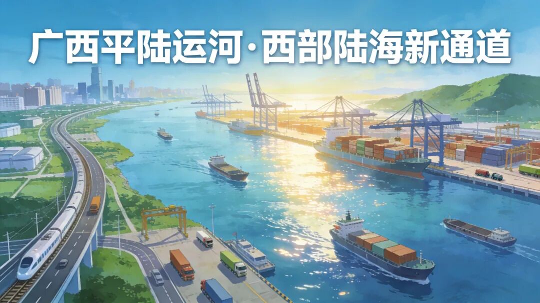 广西平陆运河和西部陆海新通道